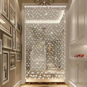 비즈 커튼 입구 비즈발 레트로 출입문 구슬발 가림막 중문