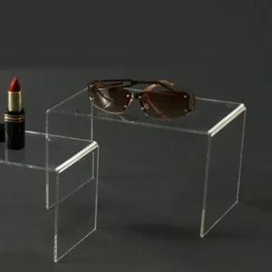 아크릴 상품진열대 ㄷ자 받침대 130 대형소품 전시대 미니 거치대 스탠드 작품 매장디스플레이 엽서 액자