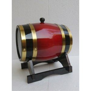 원목 미니 오크통 원목색 가정용 3L 술보관 담금주 1 용기 수지 미니오크통 파티 숙성