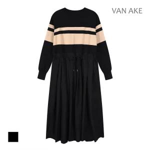 [반에이크] 배색포인트 원피스_VB3YKOQ401Z