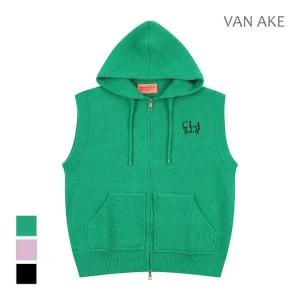 [반에이크] 후드넥 집업베스트_VB3ZKVUV03Z