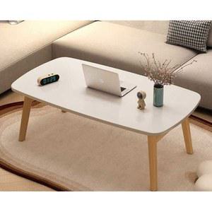 높은 소파 테이블 화이트 이동식 좌식 쇼파테이블 선반 접이식