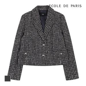 [에꼴드파리] 트위드 크롭자켓_CB2YWJA001Z