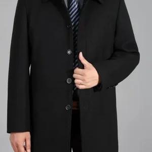 맥코트 정장 반코트 울혼방 남자 아우터 남성