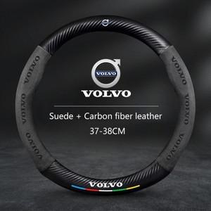 볼보 호환 XC40 S40 S60 S80 S90 V40 V50 V60 V90 카본 스웨이드 인테리어 악세사리 호환  자동차 핸들 커