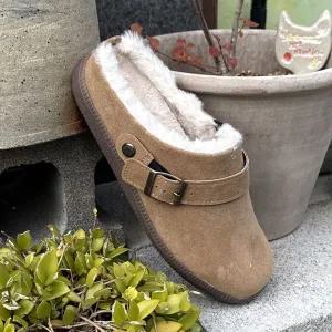 겨울 국산 키높이 블로퍼 남자 캐주얼 따뜻한 남자샌들