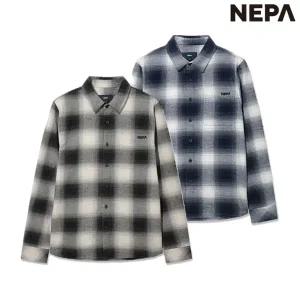 네파 남성 가을겨울 캐주얼 면 체크패턴 남방 셔츠레귤러핏 7L515011708158