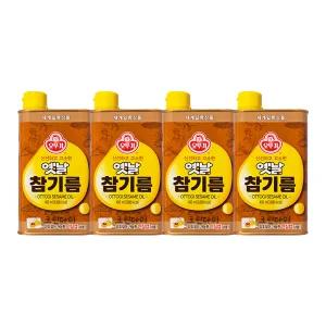 오뚜기 옛날 참기름 450ml x4개