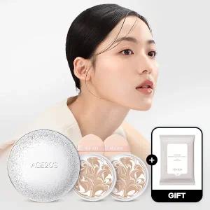 [쿠폰40%+7%묶음할인+증정]에이지투웨니스 뉴오리지널 스파클 에디션 화이트 케이스+리필 2개+클렌징티슈 10매