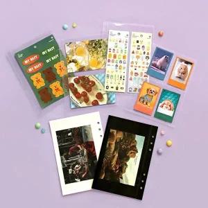 [브이와이][VCMORT9W]앨범 바인더 앨범속지 포카 네컷앨범 6공 A5