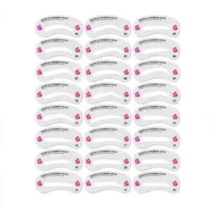 도우미 가이드 눈썹그리기툴 눈썹모양 틀 24종 (48hbH)