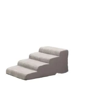 강아지 낮은 계단 슬라이드 라이트그레이 3단 쇼파 침대