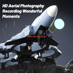 와이파이 FPV HD 카메라 RC 전투기, 2.4G 미사일 발사 드론 비행기, 비행 글라이더, LED 라이트 폼 라디오