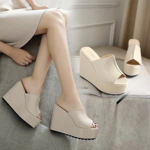 드레스 셀프 핑크 통굽 구두 키높이