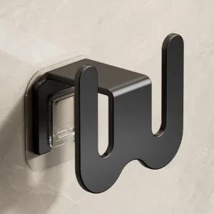 무타공 욕실 슬리퍼 걸이 거치대 블랙 실내화거치대 욕실정리대