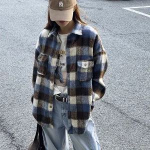 [난닝구] 우온브 체크남방