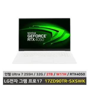 LG전자 그램 프로17 17ZD90TR-SXSWK SSD 2TB교체+Win11설치 무선마우스+패드 KW