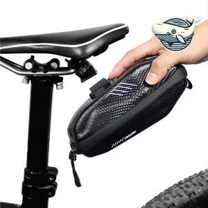 [셀러에이드]탄성 소재 자전거 경량 하드케이스 안장 가방