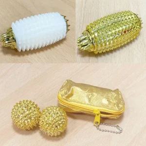 고급 혈액순환 수지침 마사지 손안마 지압 볼 자석 황금손지압기 허준 금침구 혈침기 혈침구