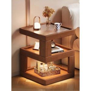 원목 협탁 회전 심플 앤틱가구 침대옆수납장 원목협탁