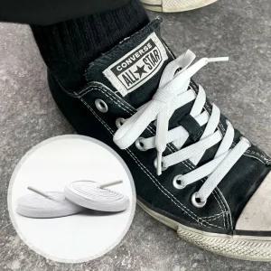 [3개묶음] 고무줄 운동화 신발끈 화이트 100cm 커스텀 고무신발끈 고무줄신발끈