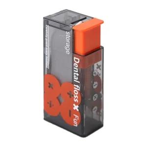 케이스 치실 디스펜서 통 세트 보관 원터치 일회용 여행용 휴대용 치간