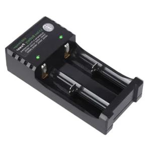2구 배터리 충전기 밧데리 충전지 18650 USB 타입 차저 리튬 이온 전용 홀더