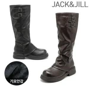 잭앤질 기모안감 버클 슬라우치 롱부츠(JD5755)