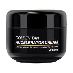 태닝 젤 크림 50g 선 소프트 브라운 인텐시브 액셀러레이터 야외 햇볕 로션 천연 스킨