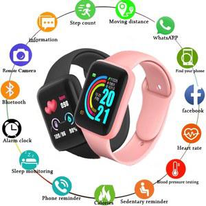 2024 스마트 워치 키즈 블루투스 피트니스 트래커 마카롱 Smartwatch 남성용 여성용 혈압 팔찌 Android IOS