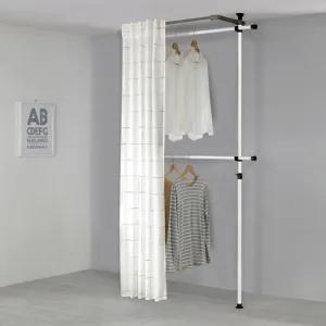 왕자 심플2단커튼행거_선택형A타입