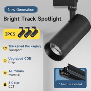 LED 스포트라이트 레일 조명 220V 천장 트랙 램프 Led 스팟 20/30/40/50W 조명기구 의류 매장 홈 스포트 라