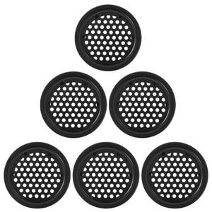 6Pcs 환기 액세서리 캐비닛 공기 금속 옷장 스테인레스 스틸 구멍 메쉬 원형