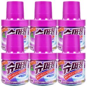 산도깨비 슈퍼청 화장실 변기세정제 병타입 라벤더향 180g x 6개