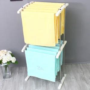 실내 빨래건조대 2단 / 미니 수건 베란다 빨래걸이