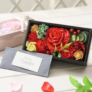 빅로즈 용돈박스(S) 레드 어버이날 케이크 선물 카네이션 비누 용카네이션 조화 부모님 케익