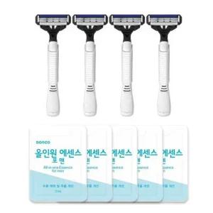 도루코 페이스4 휴대용 여행용 면도기 쉐이빙젤 세트 면도기 면도날 면도용품