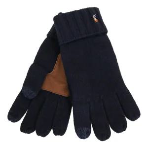 폴로랄프로렌 25FW 남성 시그니처 메리노 울 터치 장갑 클래식네이비 PC0494 433