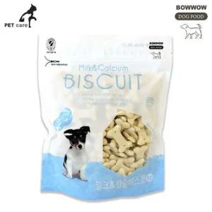 220g 칼슘 바우와우 비스켓 우유 개간식 강아지 강아지 개간식 애견간식 개비스켓 애견용품