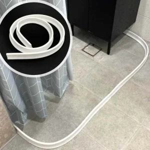 화장실 샤워부스 물막이 화이트 5cmx1m 베란다 화장실 물막이 샤워 실물막이