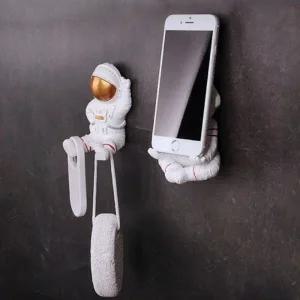 무타공 우주비행사 소품걸이 3종 다용도걸이 가방걸이 무타공후크 후크고리 무타공걸이 벽걸이 접착식 후크