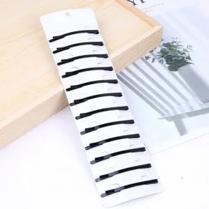 65cm 블랙 일자 실핀 세트