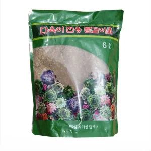 [콩심팥심]다육전용분갈이흙 석회질 다육분갈이흙 6L