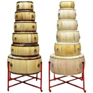 난타북 북채 타악기 사물놀이 스탠드 작은북 난타 전통 공연