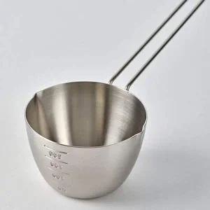 [콩심팥심]에비히슈테른 계량컵 손잡이 스텐 계량 요량컵 200ml 베이킹계량컵