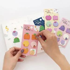 [셀러에이드]핑크풋 당근친구들 미니 메모잇