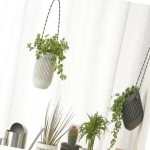 아이보리 미니 행잉 화분 인테리어 플랜터 실내 식물 (WFK8OCZ)