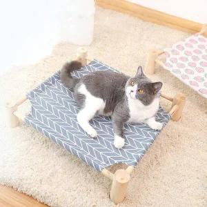 고양이 마름모무늬 해먹 애견용 부드러운