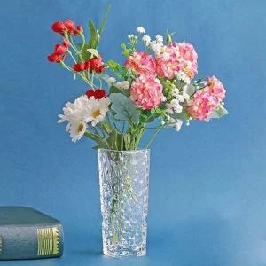 [셀러에이드]델리 유리 화병 꽃병 인테리어 오브제 꽃병 도트 2P