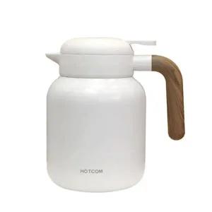 [셀러에이드]핫콤 보온병 보냉병 보온 주전자 포트 1.3L 화이트